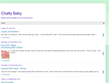 Tablet Screenshot of chattybaby.blogspot.com