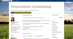 Desktop Screenshot of ameniathashomestead.blogspot.com