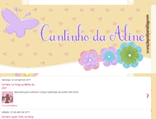 Tablet Screenshot of cantinhodaalinearteira.blogspot.com