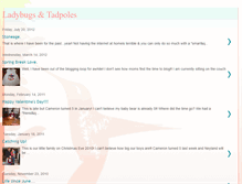 Tablet Screenshot of ladybugsandtadpoles.blogspot.com