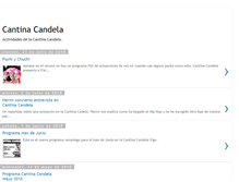 Tablet Screenshot of cantinacandela.blogspot.com