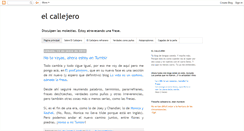 Desktop Screenshot of elcallejerocanela.blogspot.com