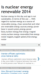 Mobile Screenshot of isnuclearenergyrenewablee.blogspot.com