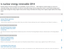 Tablet Screenshot of isnuclearenergyrenewablee.blogspot.com