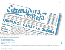 Tablet Screenshot of laextremaduraroja.blogspot.com