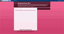 Desktop Screenshot of amateurinnen-sex.blogspot.com