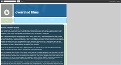 Desktop Screenshot of overratedfilms.blogspot.com