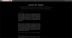 Desktop Screenshot of gatesoftaureanhades.blogspot.com
