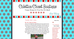 Desktop Screenshot of colettoscloset.blogspot.com