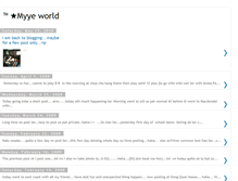 Tablet Screenshot of myyeworld.blogspot.com