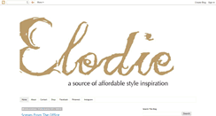 Desktop Screenshot of elodieboutique.blogspot.com