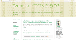 Desktop Screenshot of izumika.blogspot.com