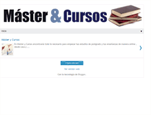 Tablet Screenshot of masterycursos.blogspot.com