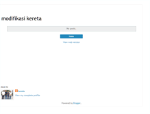 Tablet Screenshot of modifikasikereta-kereta.blogspot.com