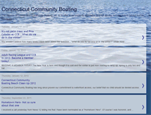 Tablet Screenshot of ctcommunityboating.blogspot.com