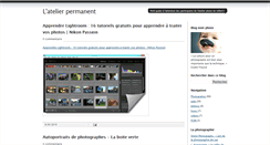 Desktop Screenshot of latelierpermanent.blogspot.com