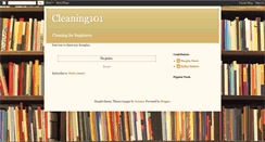 Desktop Screenshot of cleaning101.blogspot.com