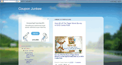 Desktop Screenshot of couponjunkee.blogspot.com