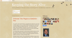 Desktop Screenshot of keepingthestoryalive.blogspot.com