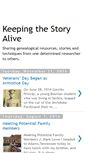 Mobile Screenshot of keepingthestoryalive.blogspot.com