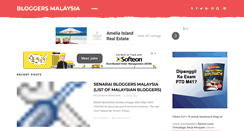 Desktop Screenshot of bloggersmalaysia.blogspot.com