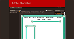 Desktop Screenshot of fonts-guru-adobephotoshop.blogspot.com