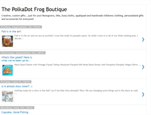 Tablet Screenshot of polkadotfrog.blogspot.com