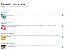 Tablet Screenshot of juegosvestirmoda.blogspot.com