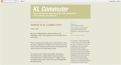 Desktop Screenshot of klcommuter.blogspot.com