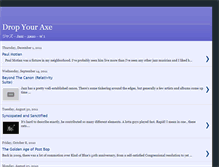 Tablet Screenshot of dropyouraxe.blogspot.com