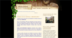 Desktop Screenshot of missaobatistaemicem.blogspot.com