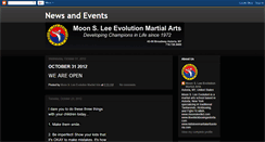 Desktop Screenshot of moonsleeevolutionmartialarts.blogspot.com