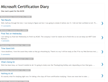 Tablet Screenshot of mscertification.blogspot.com