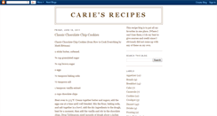 Desktop Screenshot of cariesrecipes.blogspot.com