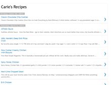 Tablet Screenshot of cariesrecipes.blogspot.com