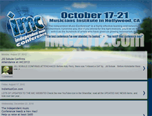 Tablet Screenshot of independentmusicconference.blogspot.com