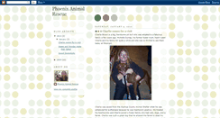 Desktop Screenshot of phoenixanimalrescue.blogspot.com