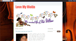 Desktop Screenshot of lovemyviolin.blogspot.com