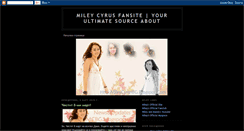 Desktop Screenshot of mileycyrusbg.blogspot.com