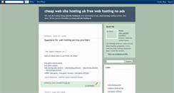 Desktop Screenshot of cheap-web-site-hosting-uk-37.blogspot.com