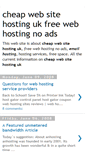 Mobile Screenshot of cheap-web-site-hosting-uk-37.blogspot.com