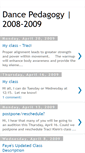 Mobile Screenshot of dancepedagogy.blogspot.com