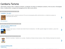 Tablet Screenshot of camboriuturismo.blogspot.com