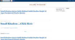Desktop Screenshot of islami-wonder.blogspot.com