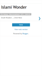 Mobile Screenshot of islami-wonder.blogspot.com