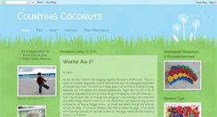 Desktop Screenshot of countingcoconuts.blogspot.com