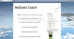 Desktop Screenshot of mygoalscoach.blogspot.com