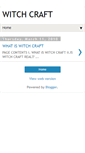 Mobile Screenshot of learnwitchcraft101.blogspot.com