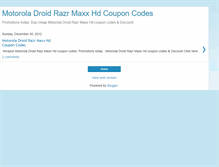 Tablet Screenshot of motoroladroidrazrmaxxhdcouponcodes.blogspot.com