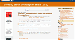 Desktop Screenshot of bombaystockexchangeofindia.blogspot.com